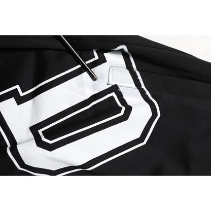 Dolce & Gabbana Black Logo Print Cotton Casual Bermuda Short