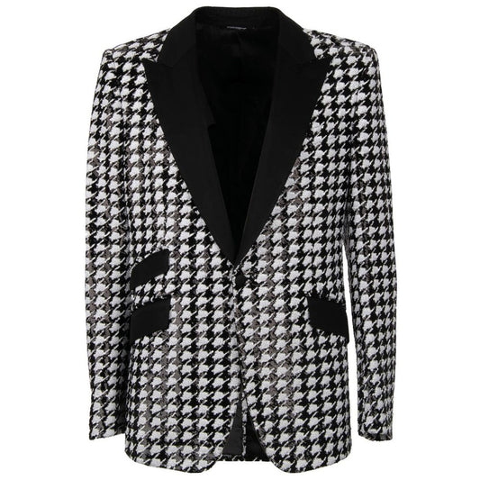Dolce & Gabbana Black Polyester Blazer