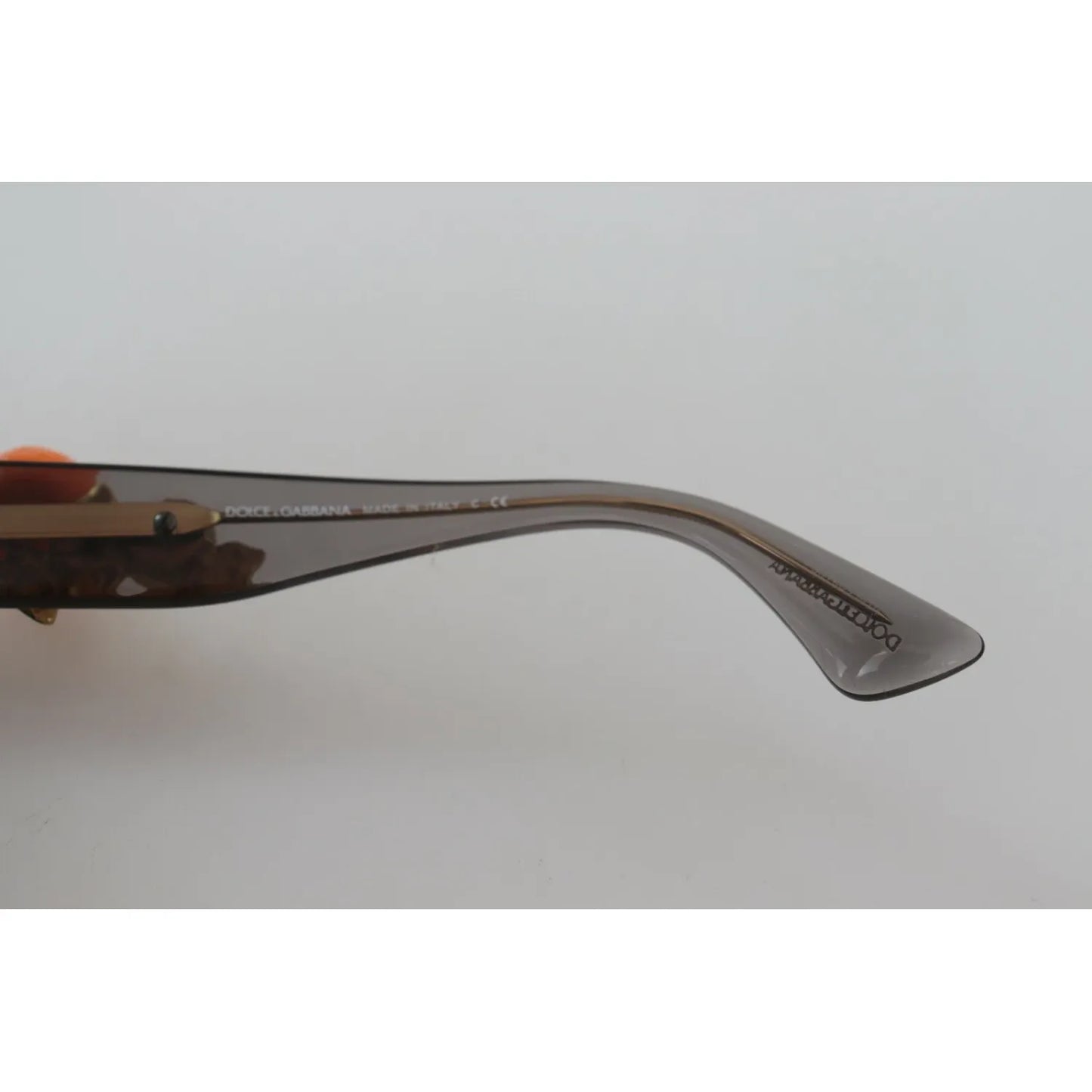 Dolce & Gabbana DG4283B Acetate Crystals Orange Appliques Sunglasses