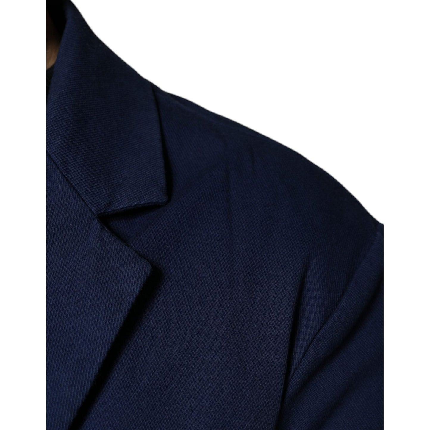 Dolce & Gabbana Blue Notch Single Breasted Dress Coat Blazer JKT41216-52