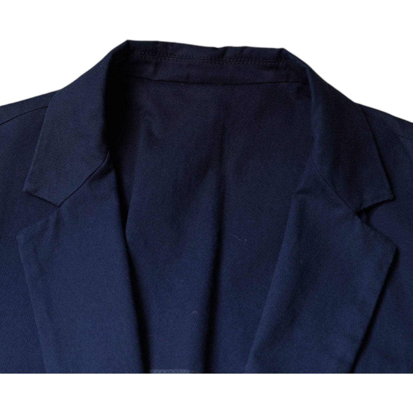 Dolce & Gabbana Blue Notch Single Breasted Dress Coat Blazer JKT41216-52