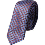 Dolce & Gabbana Blue Purple Patterned Silk Adjustable Men Tie Dolce & Gabbana Dark Slate Gray