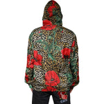 Dolce & Gabbana Multicolor Leopard Floral Hooded Jacket JKT4129-50