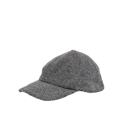 Dolce & Gabbana Gray Wool Fleece Rapper Men Baseball Capello Hat