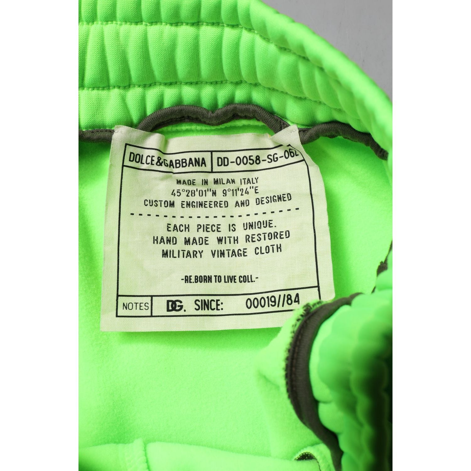 Dolce & Gabbana Green Patchwork Cargo Bermuda Shorts