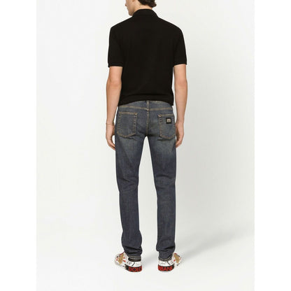 Dolce & Gabbana Logo cotton polo shirt Topwear