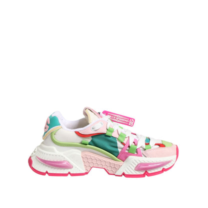 Dolce & Gabbana Multicolor Leather Airmaster Low Top Sneaker Shoes