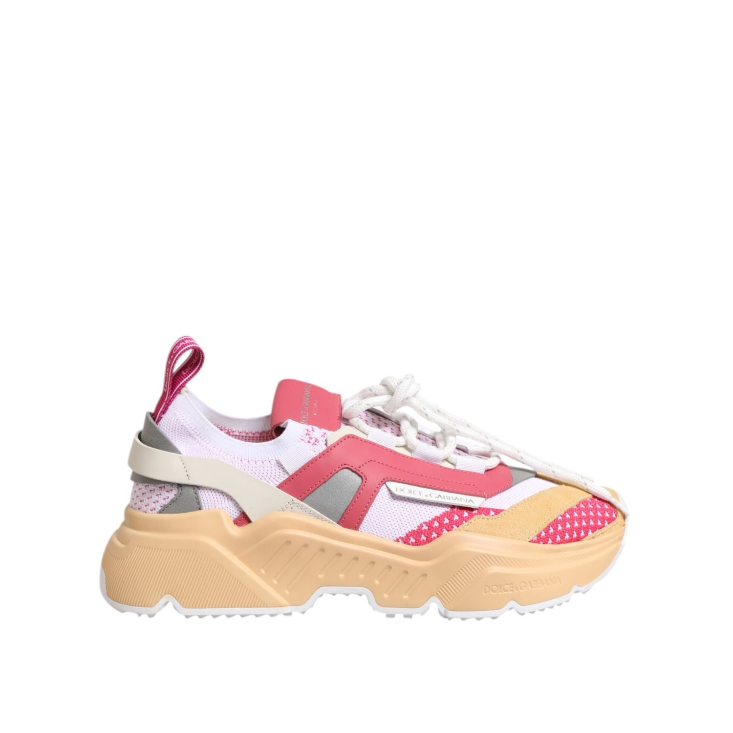 Dolce & Gabbana Multicolor Leather Daymaster Low Top Sneakers Shoes