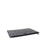 Dolce & Gabbana Multicolor Leopard Jacquard Logo Plaque Document Briefcase Bag