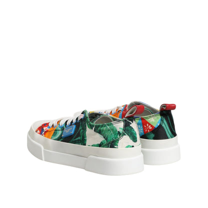 Dolce & Gabbana Multicolor Patchwork Low Top Sneakers Shoes