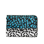 Dolce & Gabbana Multicolor Printed Nylon Logo Plaque Men Clutch Pouch Bag with zipper closure and fabric inner lining.