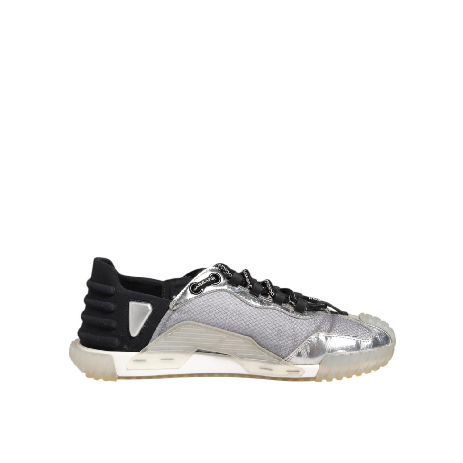 Dolce & Gabbana Multicolor Silver Logo Low Top NS1 Sneakers Shoes