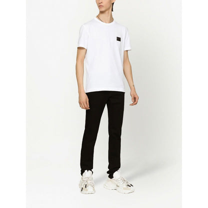 Dolce & Gabbana logo-tag Cotton T-shirt