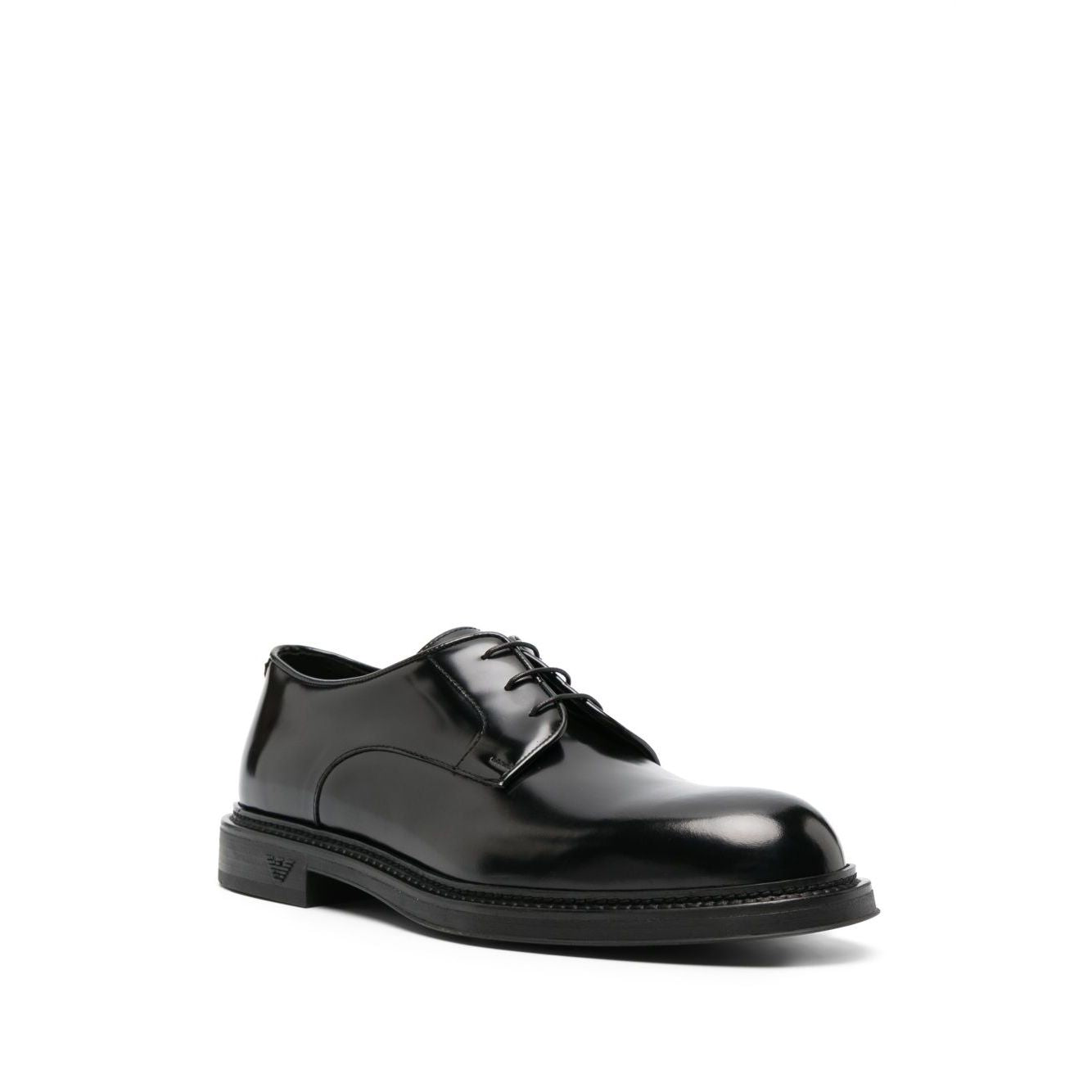 EMPORIO ARMANI EXCLUSIVE Derby shoes in buffed leather