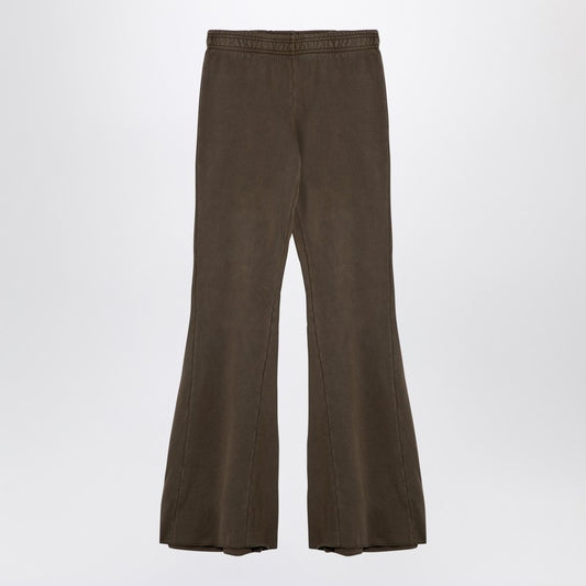 Entire Studios Organic cotton military green flared trousers