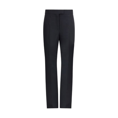 Ferragamo Black Viscose Casual Pants Ferragamo