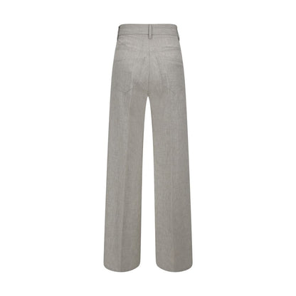 Forte_Forte Gray Viscose Casual Pants Forte_Forte