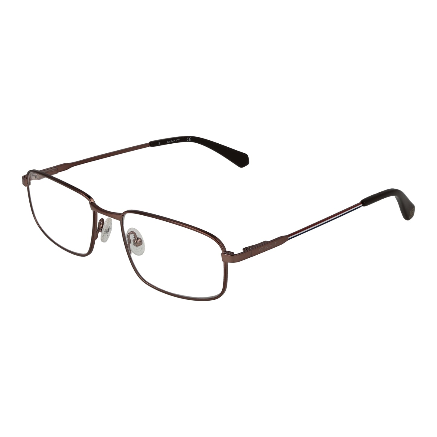 GANT MOD. GA3281 55036 gent glasses in brown metal frame, stylish eyewear for men