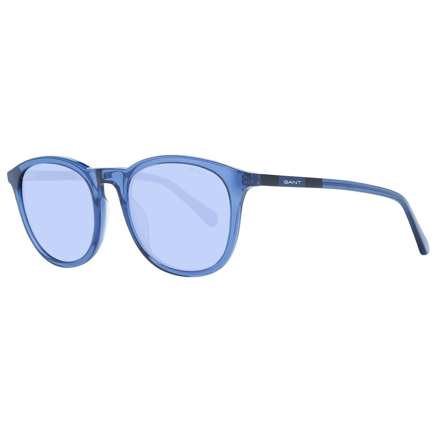 GANT MOD. GA7220 5290V unisex blue round sunglasses with tinted lenses