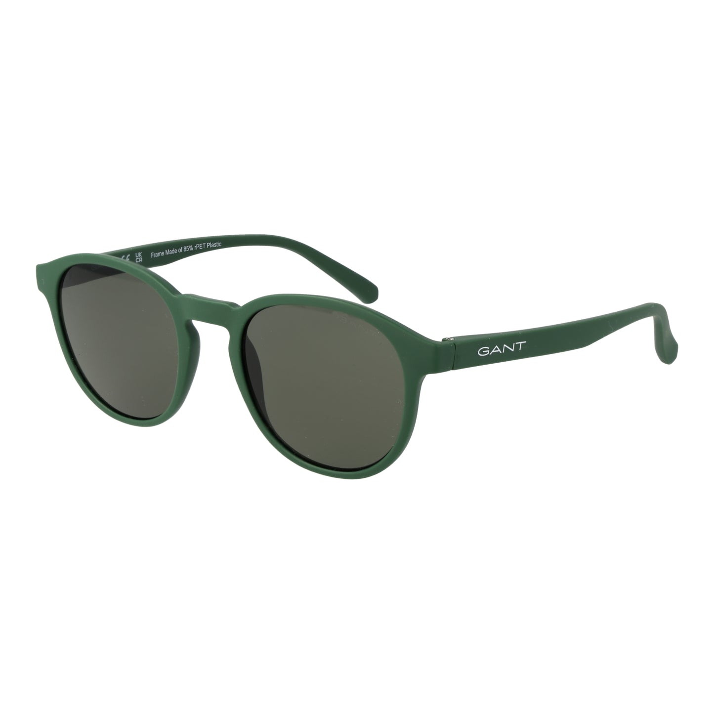 Green sunglasses for men GANT MOD. GA7234 5097N with round lenses and stylish design.