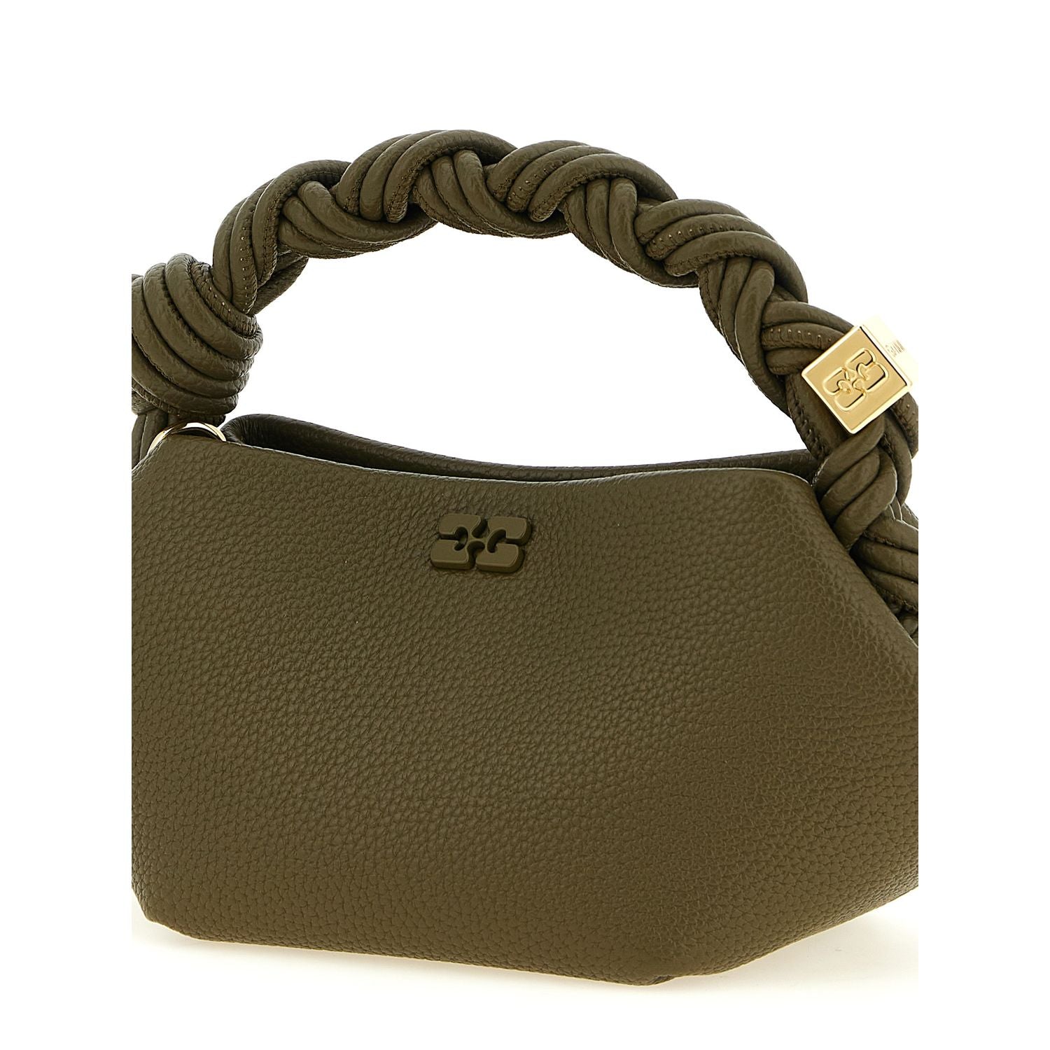 Ganni Bicolor Polyester Handbag
