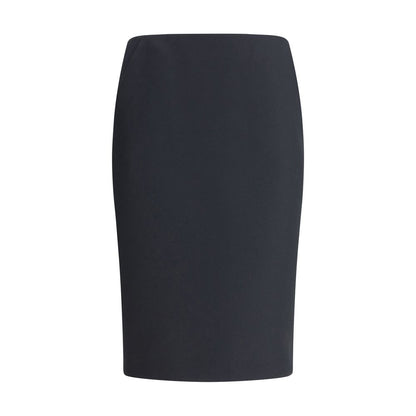 Giorgio Armani Black Recycled Polyester Midi Skirt Giorgio Armani