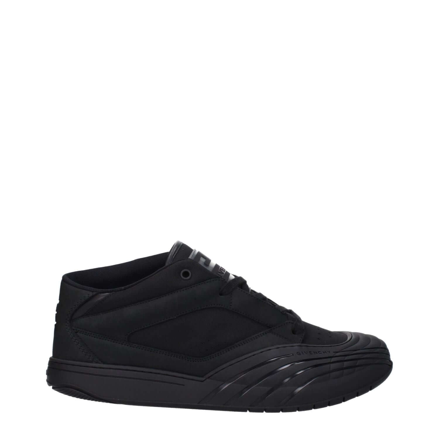 Givenchy Black Fabric Low Top Sneakers