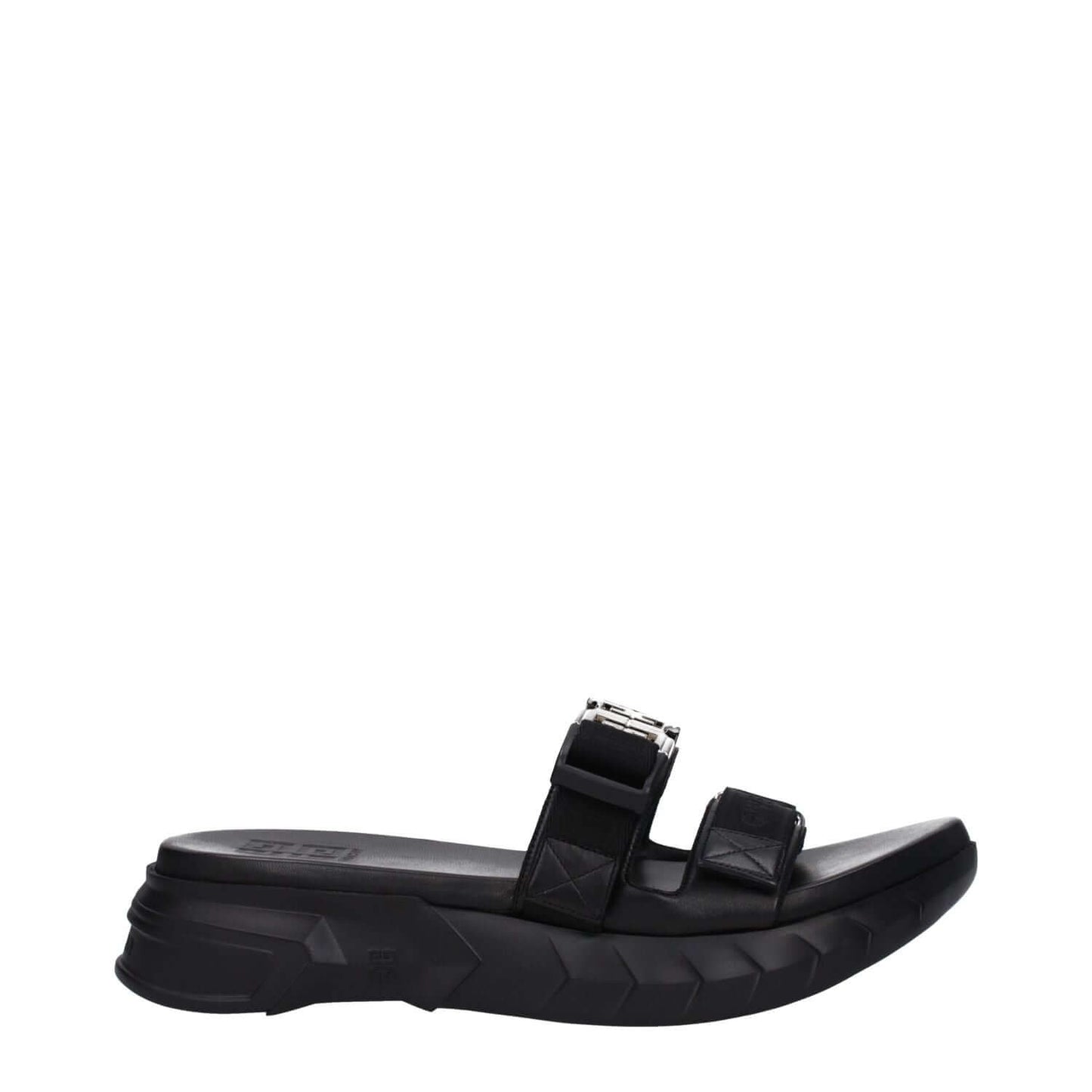 Givenchy Black Fabric Slippers