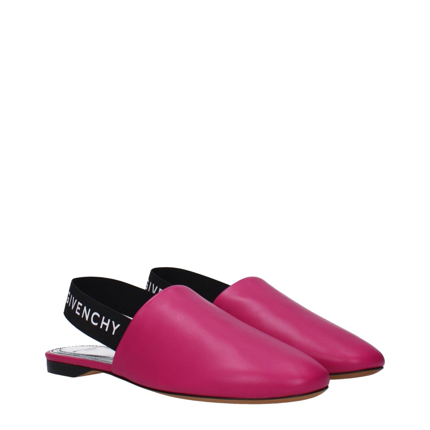 Givenchy Pink Leather Flat Sandals