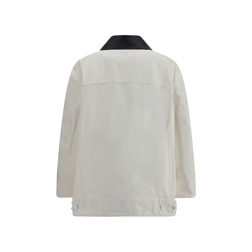 Givenchy White Cotton Denim Jacket