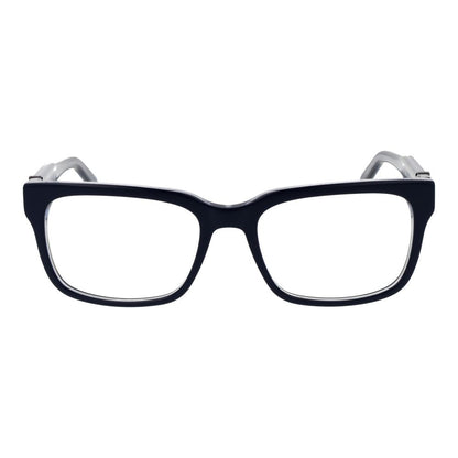 Guess Blue Acetate Glasses (Frames) for men in full-rim rectangle style with a branded case.