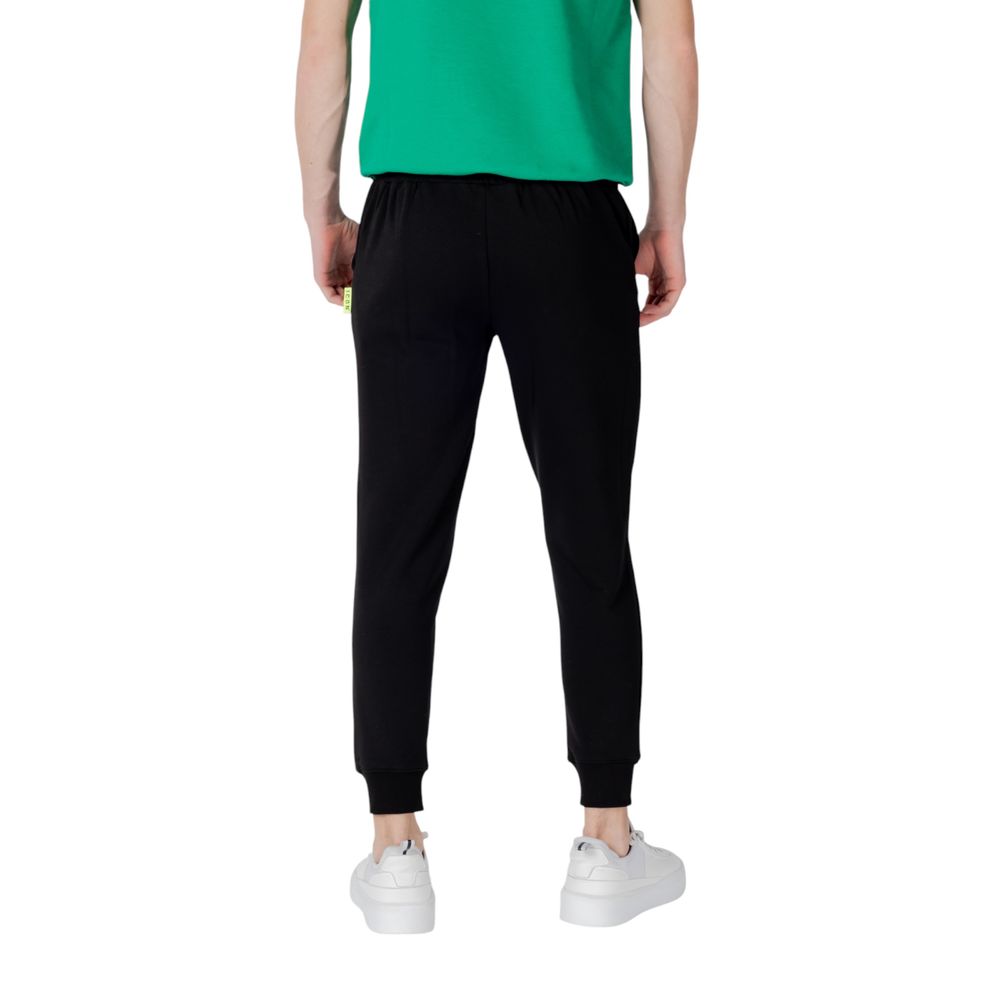 Icon Black Cotton Joggers (Workout Pants) Icon