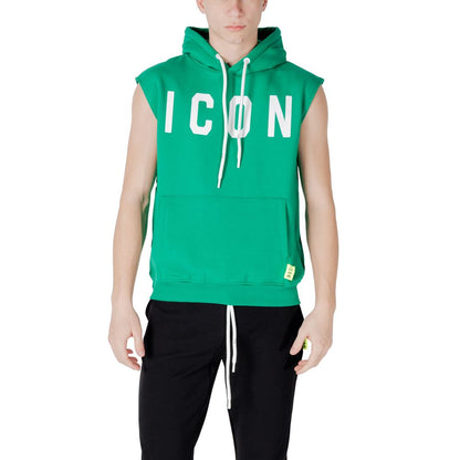 Icon Green Cotton Hoodie Icon