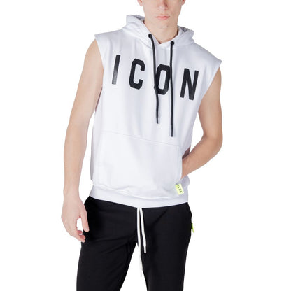 Icon White Cotton Hoodie Icon
