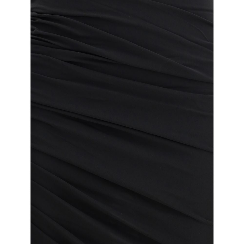 Jacquemus Black Acetate Casual Dress