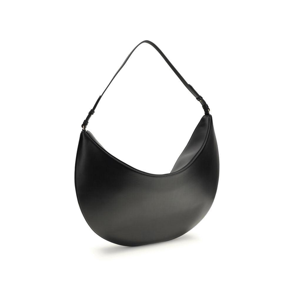 Jacquemus Black Calf Leather Bos Taurus Shoulder Bag Jacquemus