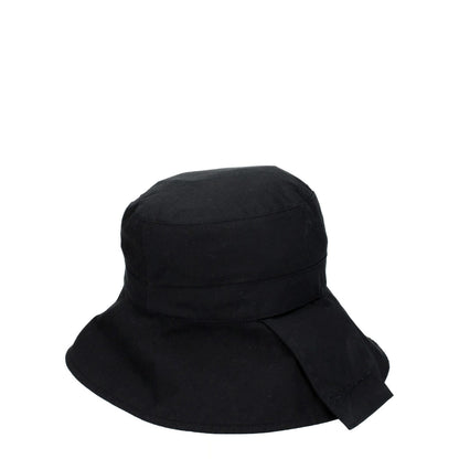 Jacquemus Black Cotton Bucket Hat