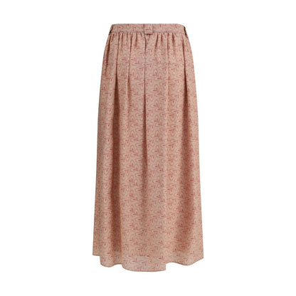 Kristina Ti Multicolor Silk Long Skirt Kristina Ti