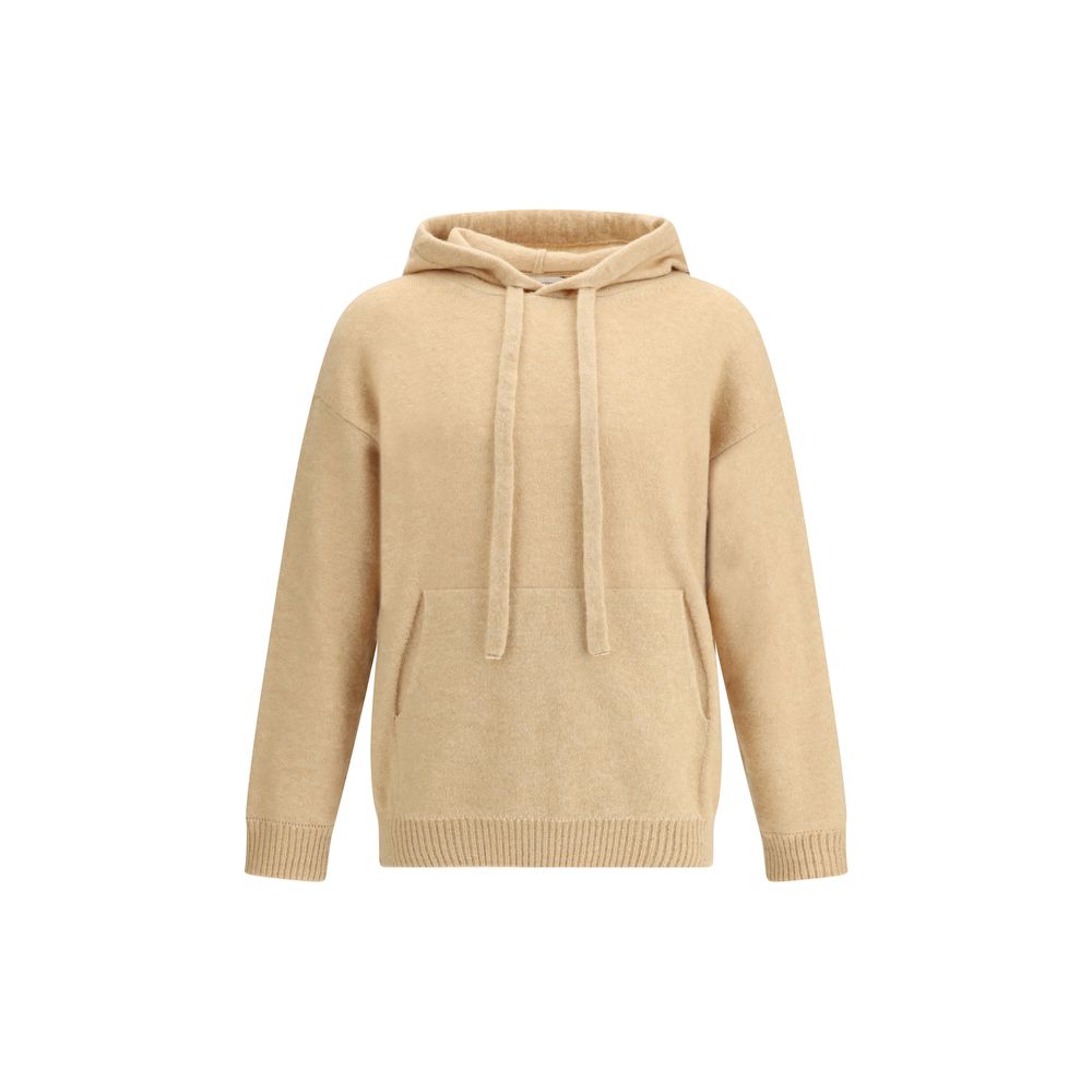Laneus Beige Cashmere Hoodie Laneus