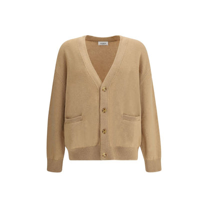 Laneus Beige Merino Wool Cardigan Laneus
