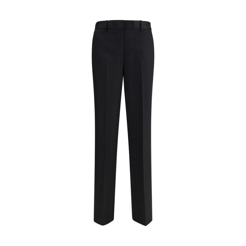 Lardini Black Wool Dress Pants Lardini