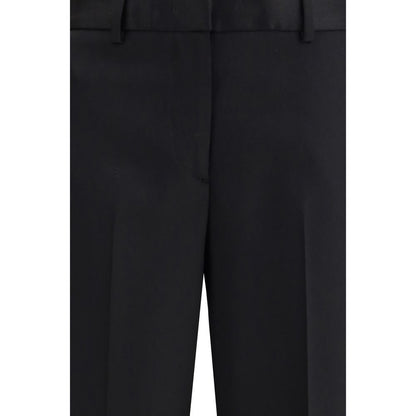 Lardini Black Wool Dress Pants Lardini