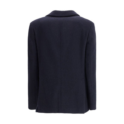 Lardini Blue Wool Blazer Lardini