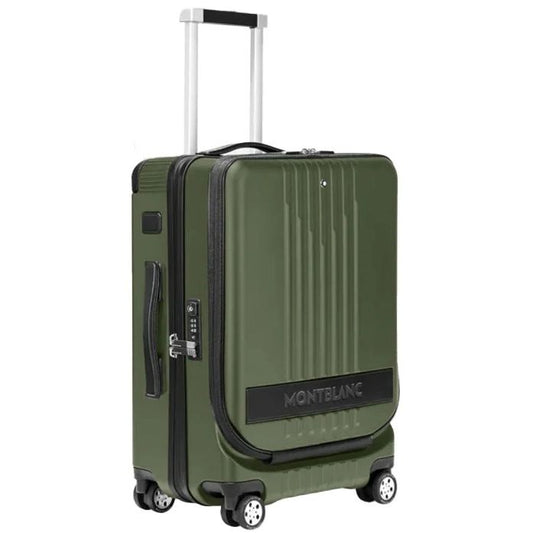 MONTBLANC LEATHER MOD. CABIN TROLLEY WITH FRONT POCKET - 38X55X23 (37 L) in official packaging.
