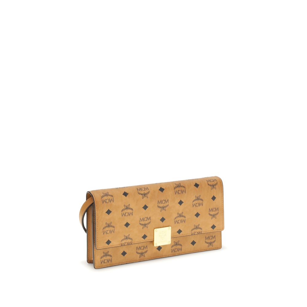 MCM Beige Fabric Wallet MCM