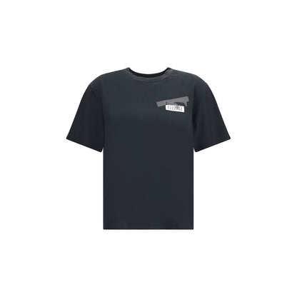 MM6 Black Cotton T-Shirt MM6