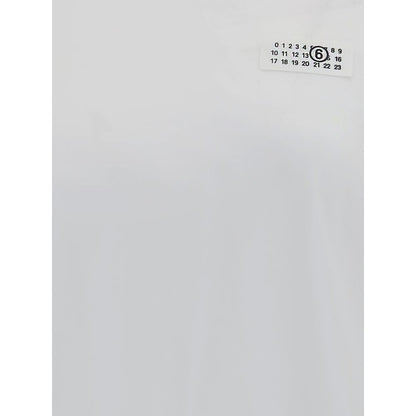 MM6 White Cotton T-Shirt MM6
