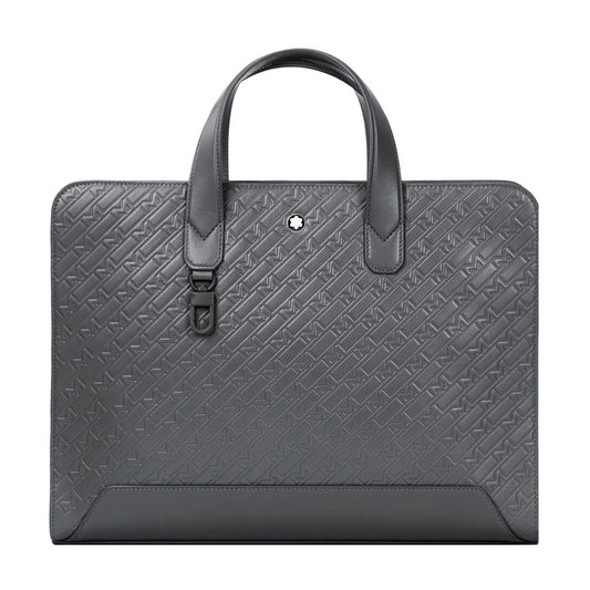 MONTBLANC LEATHER Mod. M GRAM 4810 THIN DOCUMENT CASE in official packaging, unisex leather bracelet.