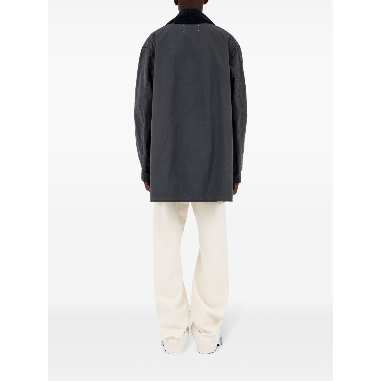 Maison Margiela Double Breasted Cotton Jacket Jackets