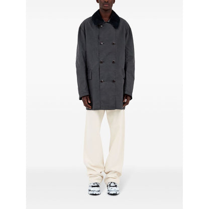 Maison Margiela Double Breasted Cotton Jacket Jackets